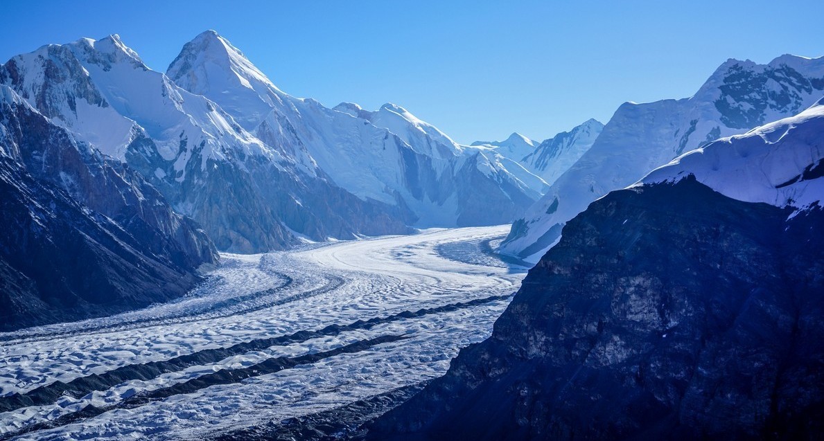 Inylchek glacier